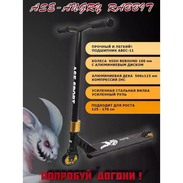 Самокат ASE-SPORT Трюковой самокат