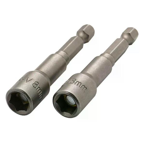 Шуруповерт DORN Головка магнитная 8 мм, 1/4", 2 шт