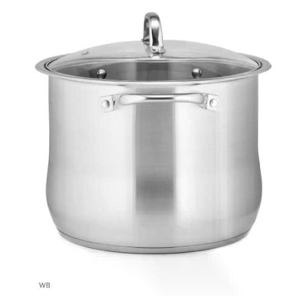 Кастрюля Lara Кастрюля из нержавеющей стали с крышкой