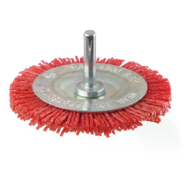 Дрель DORN Щетка-насадка для дрели нейлоновая плоская 75 мм