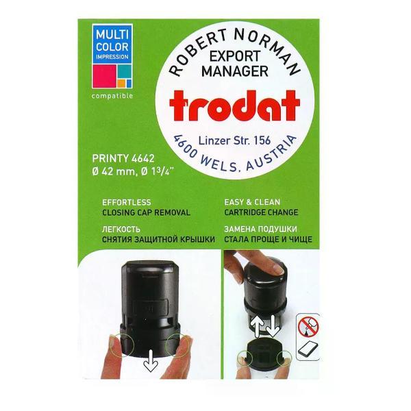 Оснастка для печати нет бренда Оснастка для печатей 42 мм