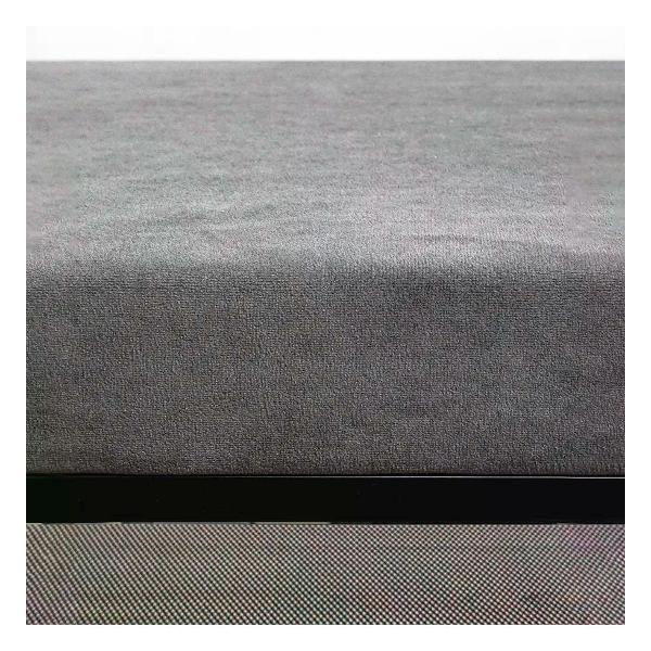 Банкетка ZMI Банкетка Торонто 23s 67х30х49 см каркас черный/сиденье серое