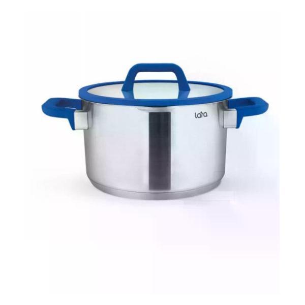 Кастрюля Lara Кастрюля из нержавеющей стали с крышкой