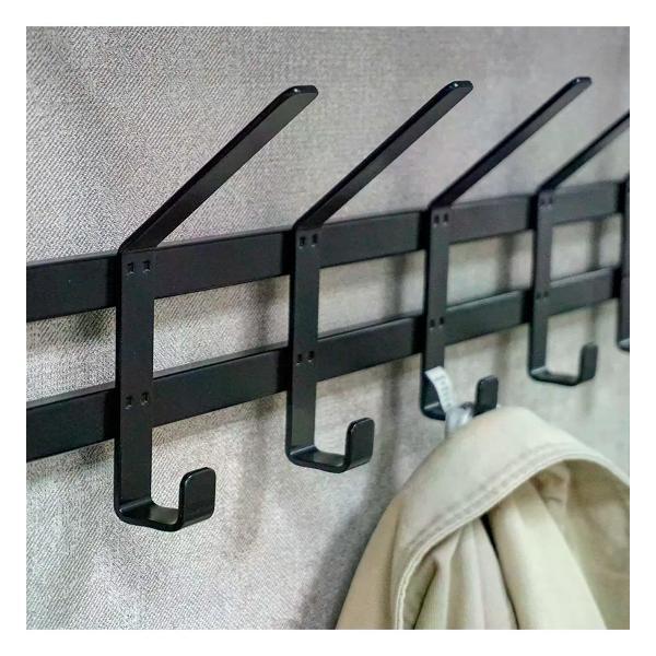 Вешалка настенная ZMI Вешалка настенная с полкой Торонто 22, 67х27х54,5 см черная