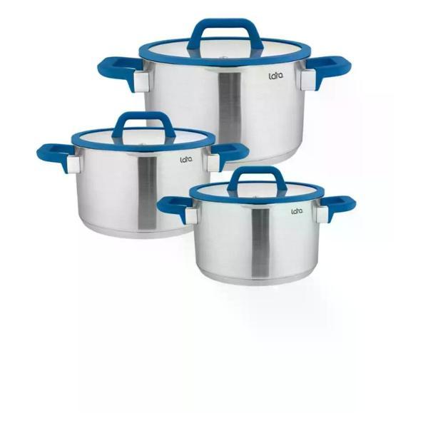 Набор посуды для приготовления Lara Набор кастрюль с крышками