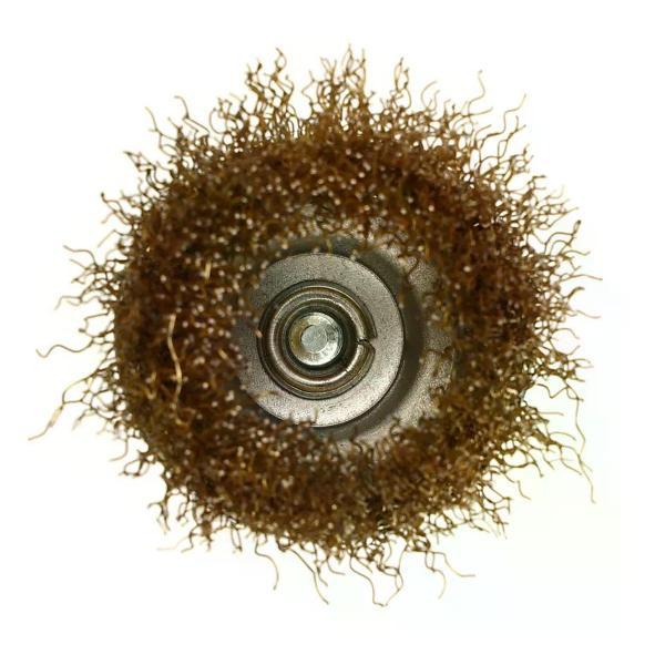 Дрель DORN Щетка-насадка для дрели латунированная чашечная 50 мм