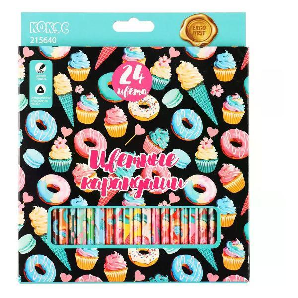 Карандаш Brigfut Карандаши цветные 24 цвета фото