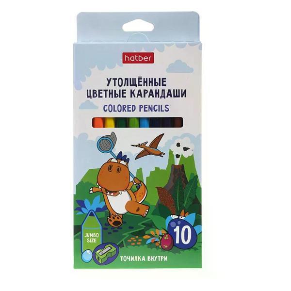 Карандаш Hatber Карандаши цветные 12 цветов