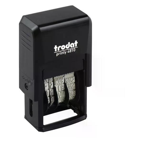 Оснастка для печати нет бренда Датер с цифрами и буквами