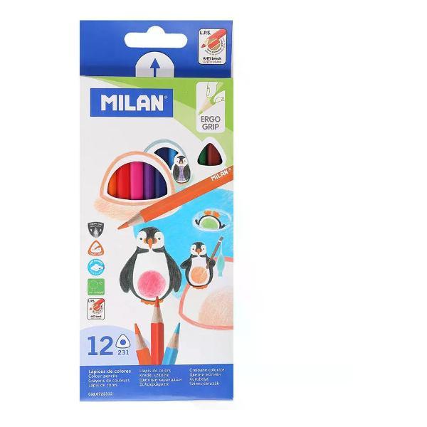 Карандаш Milan Карандаши цветные 12 цветов