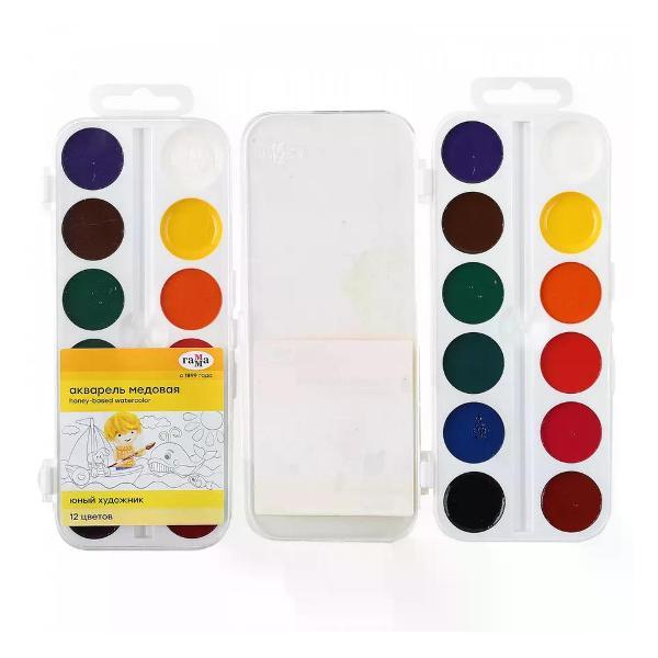 Краска штемпельная Гамма Краски для рисования 12 цветов