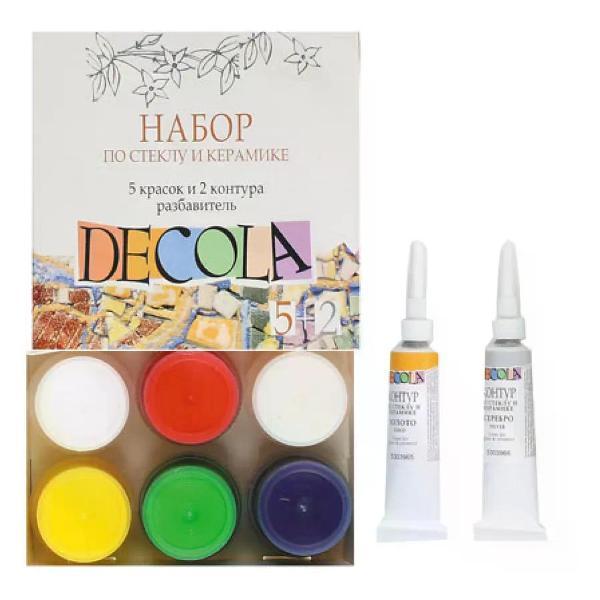 Краска штемпельная нет бренда Краски акриловые 5 цветов 20 мл