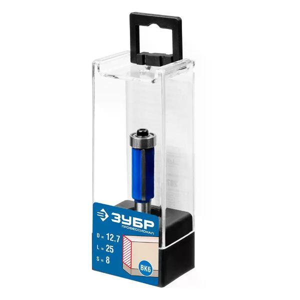 Фрезер ЗУБР Фреза кромочная прямая 12,7x25 мм