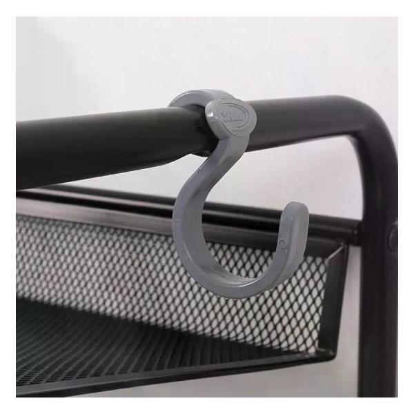 Обувница ZMI Подставка для обуви 3 полки Женева 13, 45х27х60 см черная