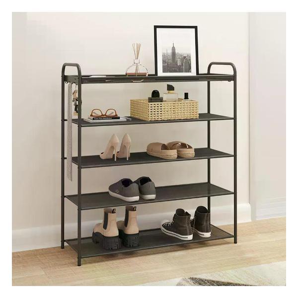 Обувница ZMI Подставка для обуви 5 полок Верона 35, 87х30х95 см графит