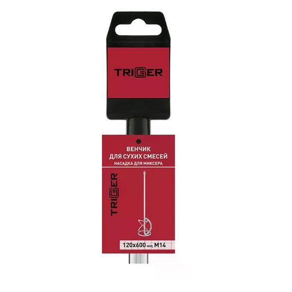 Венчик для строительных миксеров Trigger Насадка-венчик для строительного миксера 120х600 мм фото