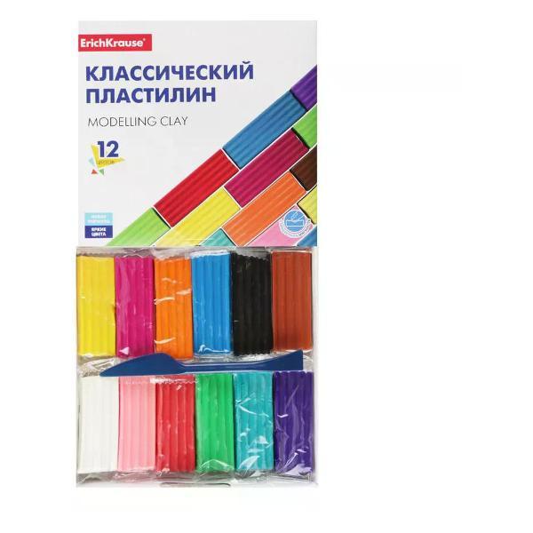 Пластилин ERICH KRAUSE Пластилин набор 12 цветов фото
