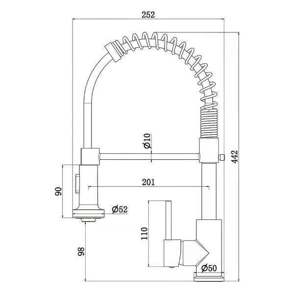 Смеситель Flumen Смеситель для кухни