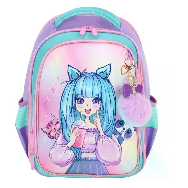 Рюкзак NO NAME Рюкзак школьный с брелоком