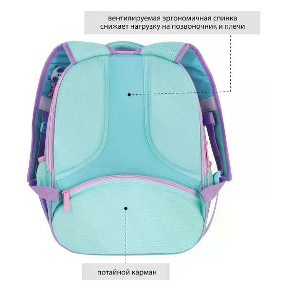 Рюкзак NO NAME Рюкзак школьный с брелоком
