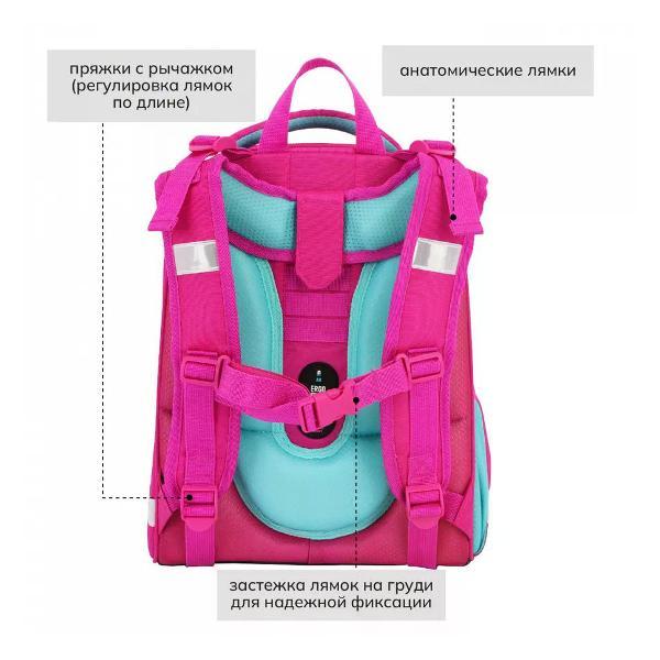 Рюкзак NO NAME Рюкзак школьный с брелоком