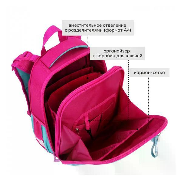 Рюкзак NO NAME Рюкзак школьный с брелоком