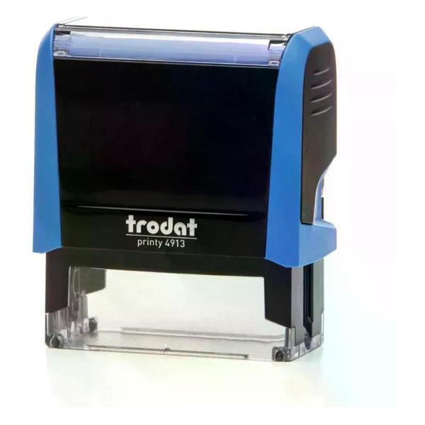 Оснастка для печати Trodat 5-строчный штамп 58*22мм синий без рамки 1 касса