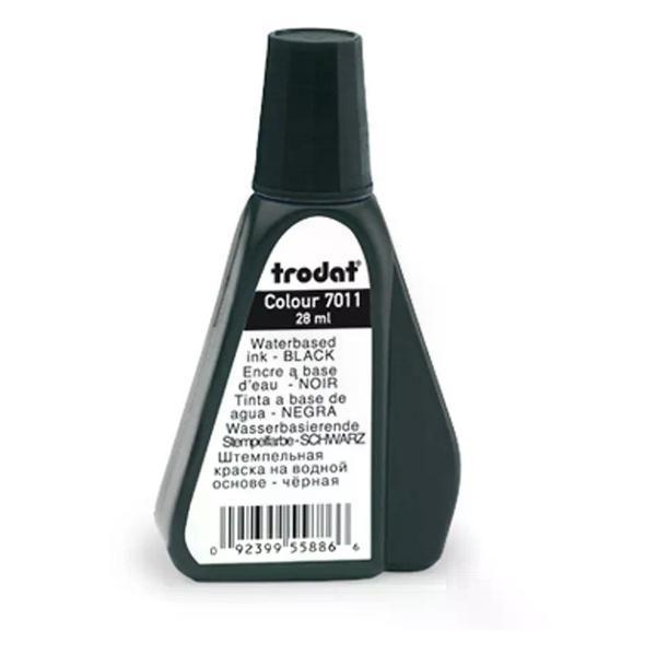 Краска штемпельная Trodat Чёрная штемпельная краска 28 мл водная
