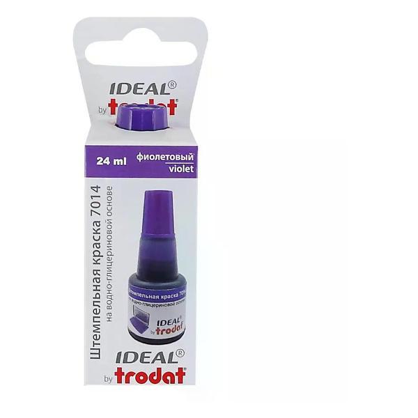 Краска штемпельная Trodat Фиолетовая штемпельная краска 24 мл водно-глицериновая