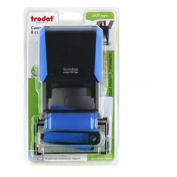 Оснастка для печати Trodat SelectPrime 8-строчный штамп 60*40 мм синий