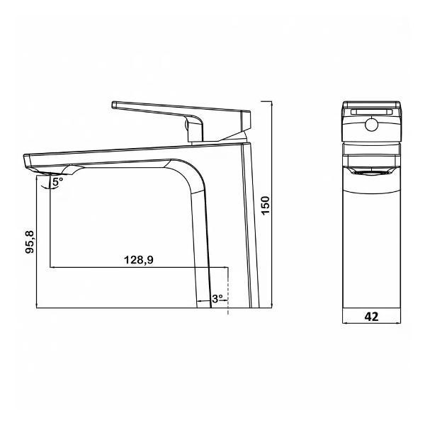 Смеситель swedbe Смеситель для раковины