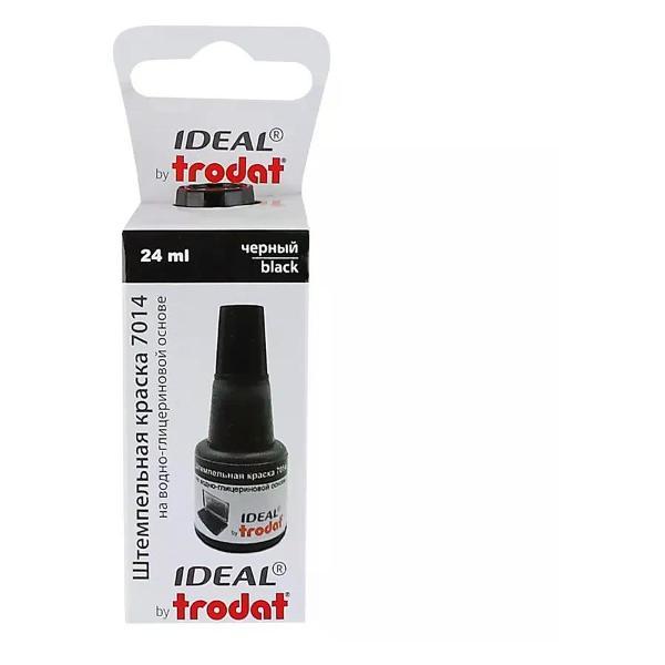 Краска штемпельная Trodat Чёрная штемпельная краска 24 мл водная основа