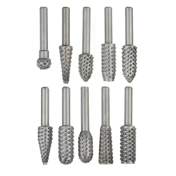 Фрезер Практика Набор шарошек стальных по дереву 10 шт