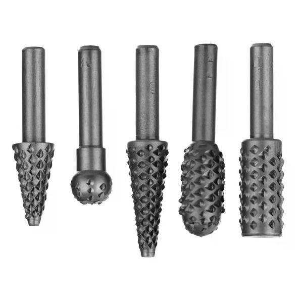 Фрезер Практика Набор шарошек стальных по дереву 5 шт