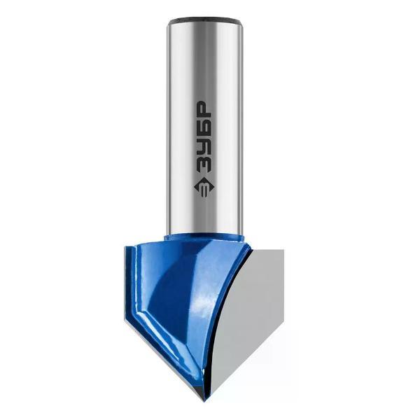 Фрезер ЗУБР Фреза пазовая галтельная V-образная 25,4x25 мм угол 90#