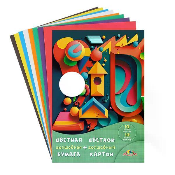 Картон АппликА Набор цветного картона