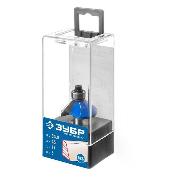 Фрезер ЗУБР Фреза кромочная коническая №9 34,9x17 мм