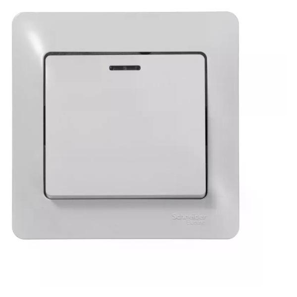 Выключатель механический Schneider Electric Выключатель одноклавишный с подсветкой