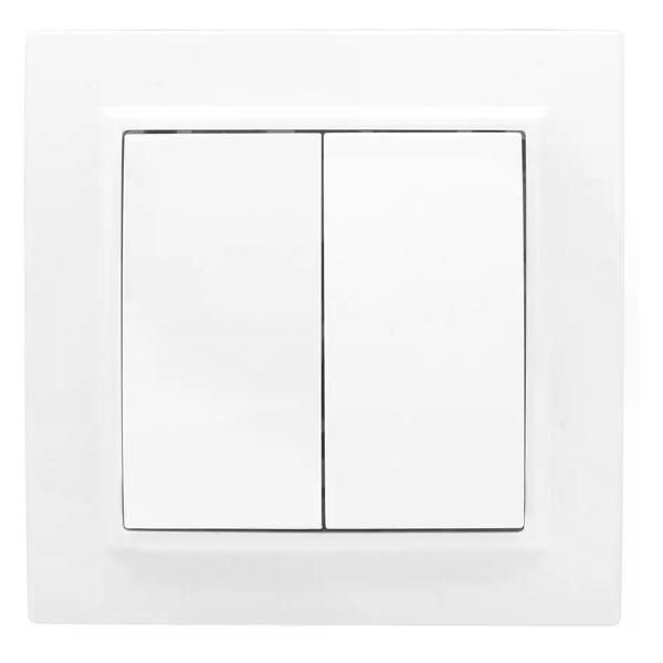 Выключатель механический EKF Выключатель двухклавишный