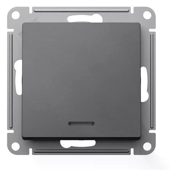 Выключатель механический Schneider Electric Выключатель одноклавишный с подсветкой