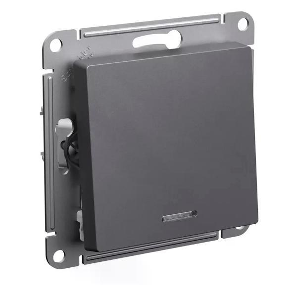 Выключатель механический Schneider Electric Выключатель одноклавишный с подсветкой