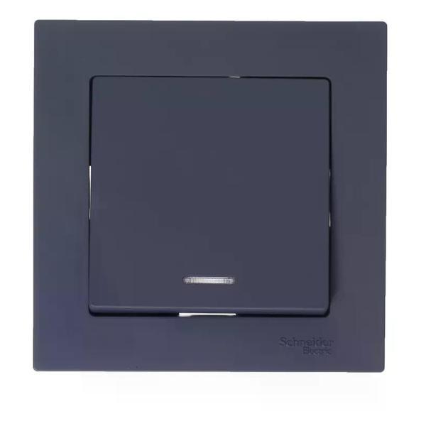Выключатель механический Schneider Electric Выключатель одноклавишный с подсветкой