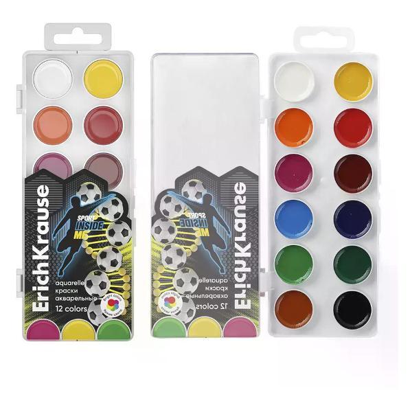Краска штемпельная ERICH KRAUSE Краски для рисования 12 цветов