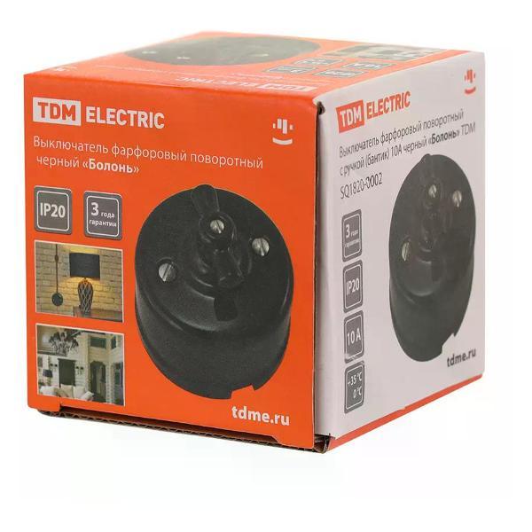 Выключатель механический TDM Выключатель поворотный ретро