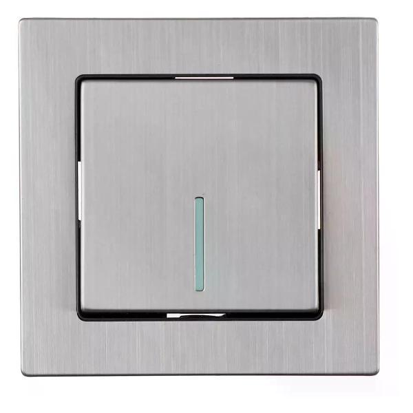 Выключатель механический ONVOLT Выключатель одноклавишный с подсветкой