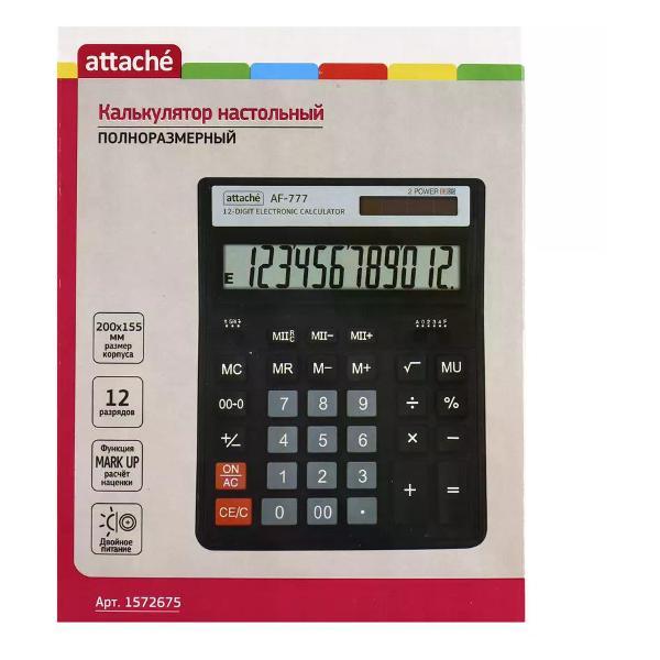 Калькулятор Attache Калькулятор настольный