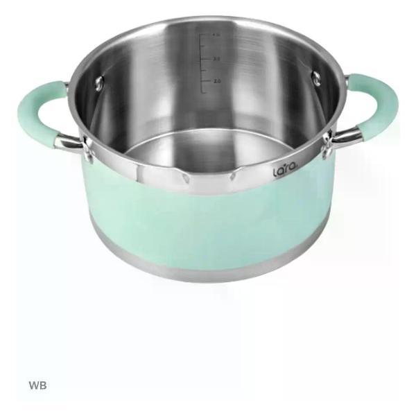 Кастрюля Lara Кастрюля с крышкой LR02-542/3,1 литра/для всех видов плит