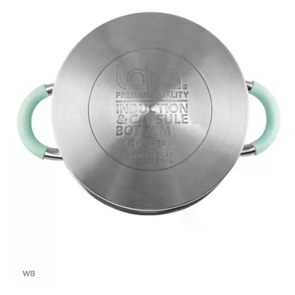 Кастрюля Lara Кастрюля с крышкой LR02-542/3,1 литра/для всех видов плит