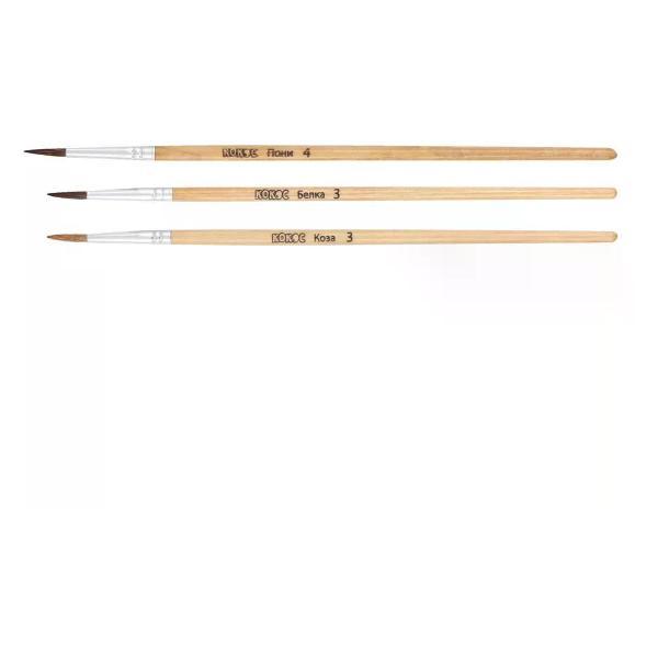 Кисть художественная Brigfut Кисти для рисования 3 шт