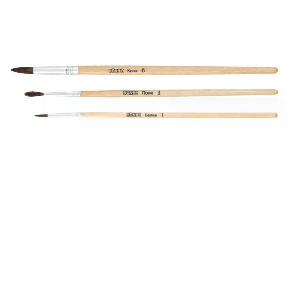Кисть художественная Brigfut Кисти для рисования 3 шт